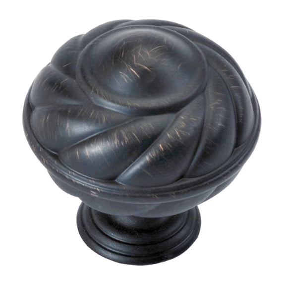 1-5/16" Dia. French Country Antique Cabinet Knob - Vintage Bronze