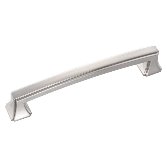 Hickory Hardware Bridges 5-1/16 Inch Center to Center Satin Nickel Cabinet Pull P3233-SN
