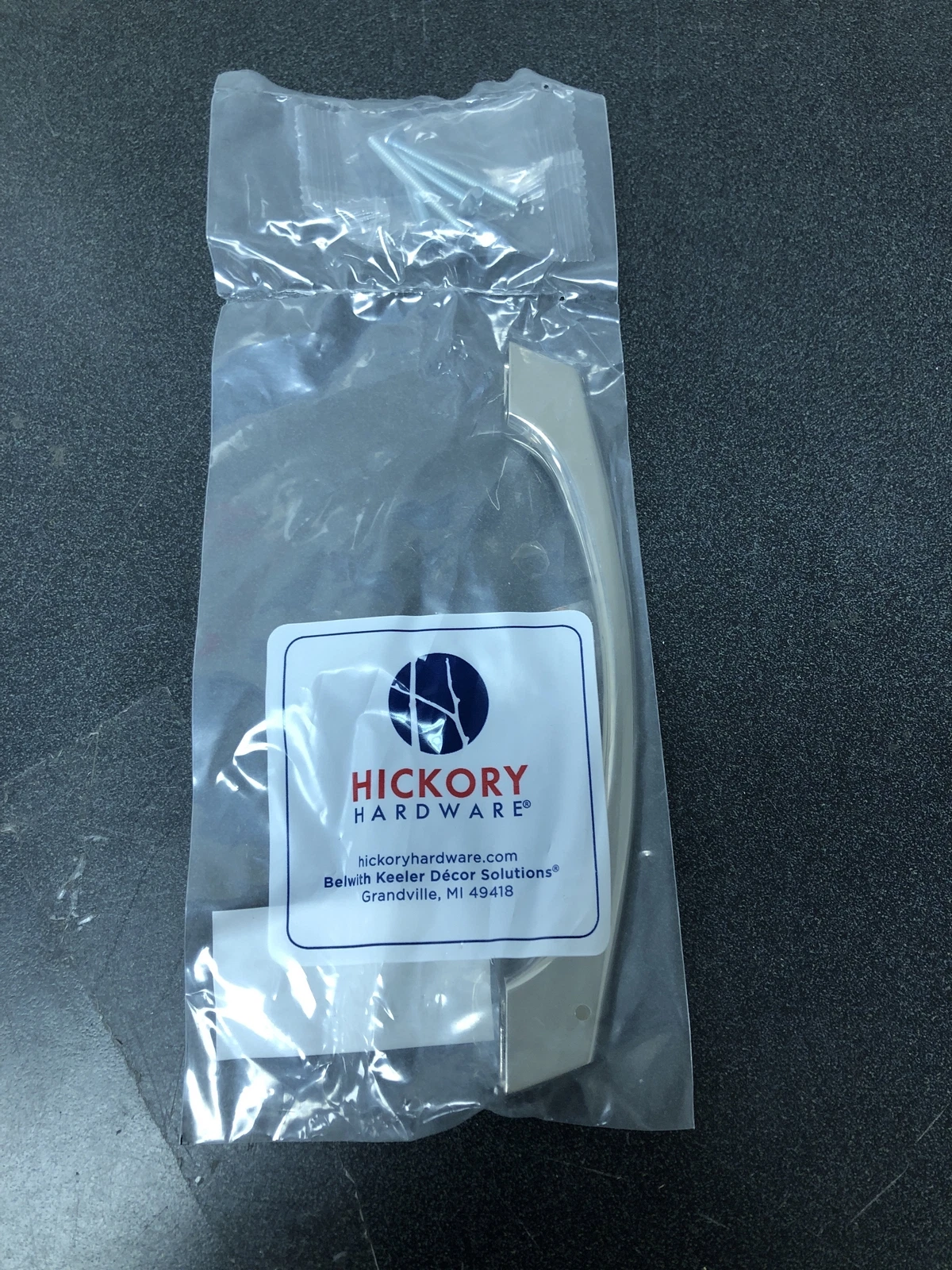 Hickory Hardware P3371-14 Greenwich 5-1/16" Cabinet Handle - Bright Nickel