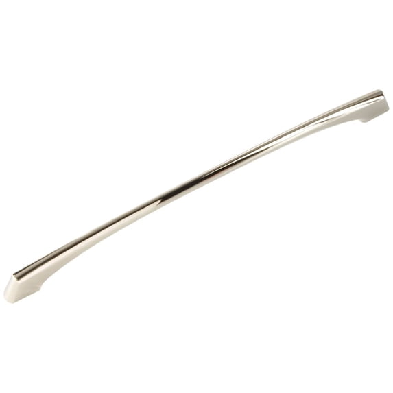 Hickory Hardware Greenwich Collection Pull, 12" C/C - Bright Nickel