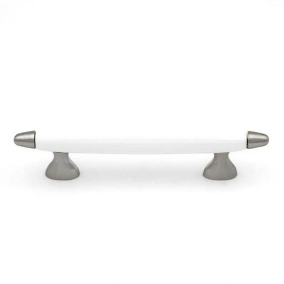 Hickory Hardware P3392-SNW 3 in. Aero Pull, Satin Nickel & Black