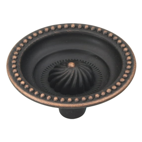 Hickory Hardware Roma Collection Knob, 1-1/2" Dia. - Vintage Bronze