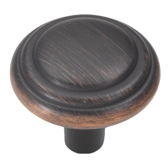 Hickory Hardware Bel Aire Collection Knob, 1-1/8" Dia. - Vintage Bronze