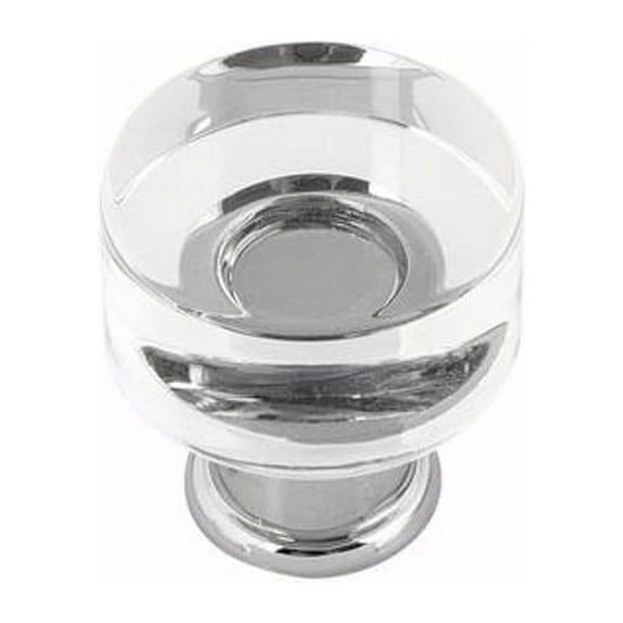 Hickory Hardware P3708 Midway 1" Mushroom Cabinet Knob - Chrome