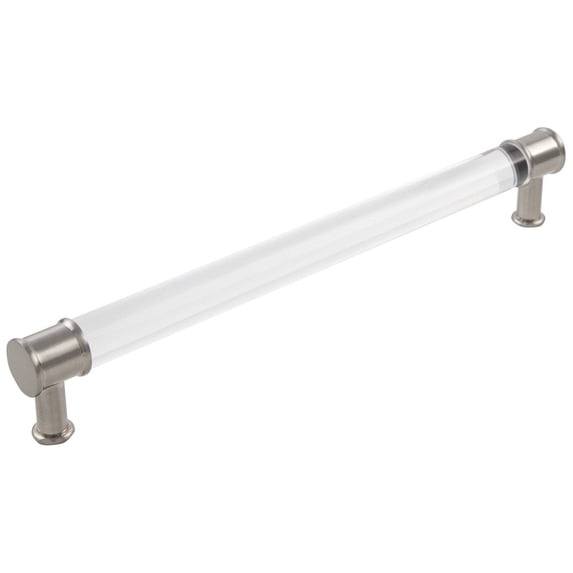 Hickory Hardware P3711-5Pack Pack Of 5 - Crysacrylic / Satin Nickel
