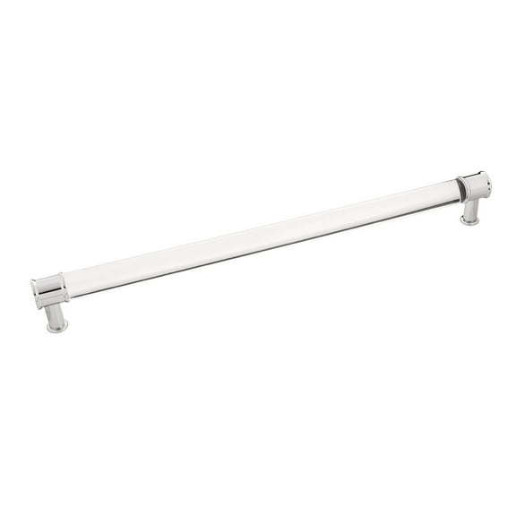 Hickory Hardware P3711 Midway 12" Center To Center Modern Acrylic Bar Cabinet Pull /