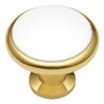 thumbnail image 1 of Hickory Hardware Tranquility Collection Knob, 1-3/8" Dia. - White, 1 of 3