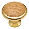 thumbnail image 1 of Hickory Hardware Tranquility Collection Knob, 1-3/8" Dia. - Oak, 1 of 2