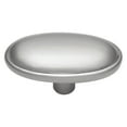 thumbnail image 1 of 1-11/16" Tranquility Oval Cabinet Knob - Satin Silver Cloud, 1 of 3