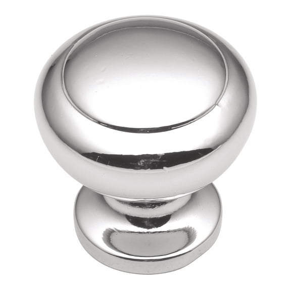 Hickory Hardware Eclipse Collection Knob, 1-1/4" Dia. - Chrome