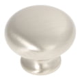 thumbnail image 1 of Hickory Hardware Cottage Collection Knob, 1-1/8" Dia. - Stainless Steel, 1 of 7