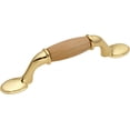 thumbnail image 1 of Hickory Hardware P794 Gladstone 3" Center To Center Wood Insert Rustic Cabinet Handle /, 1 of 5