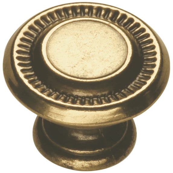 Hickory Hardware P8011-10Pack Manor House Pack Of (10) 1" Mushroom Cabinet Knob -