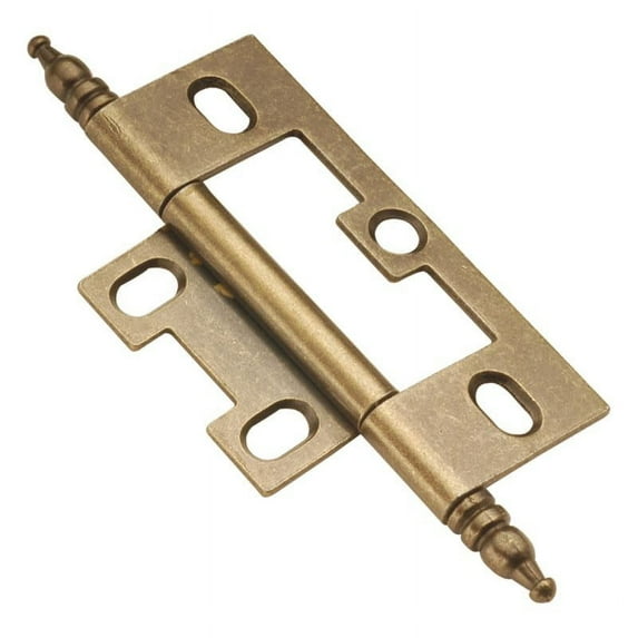 Hickory Hardware Self Mortise 2.5 in. Hinge - Set of 2
