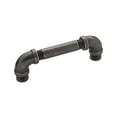 thumbnail image 1 of Hickory Hardware Pipeline Pull 3-3/4 inch Center to Center Black Nickel Vibed HH076011-BNV, 1 of 5