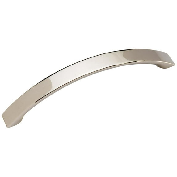 Hickory Hardware Rotterdam Collection Pull, 5" C/C - Bright Nickel