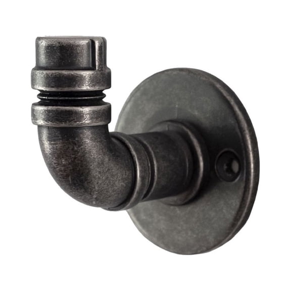 Hickory Hardware S077188 Pipeline 2-1/8" Wide Industrial Vintage Single Bath Robe Towel