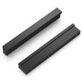 thumbnail image 1 of Hickory Hardware Streamline 3-3/4 Inch Center to Center Flat Onyx Cabinet Pull HH075267-FO, 1 of 7