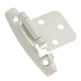 thumbnail image 1 of Hickory Hardware Variable Overlay Hinge Pair Satin Silver Cloud Self Close P296-SC, 1 of 6