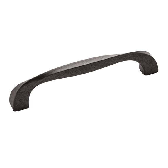 Hickory Hardware Twist Pull 5-1/16 inch Center to Center Black Iron H076017-BI