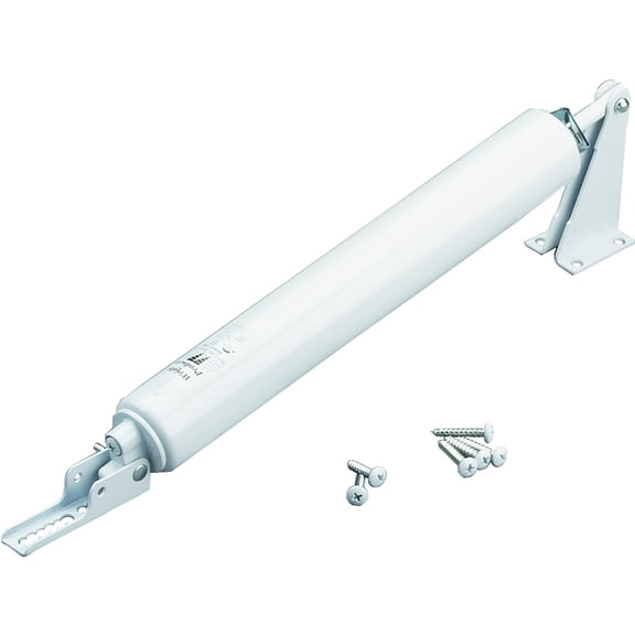 Hickory Hardware V150WH White Heavy-Duty Pneumatic Door Closer