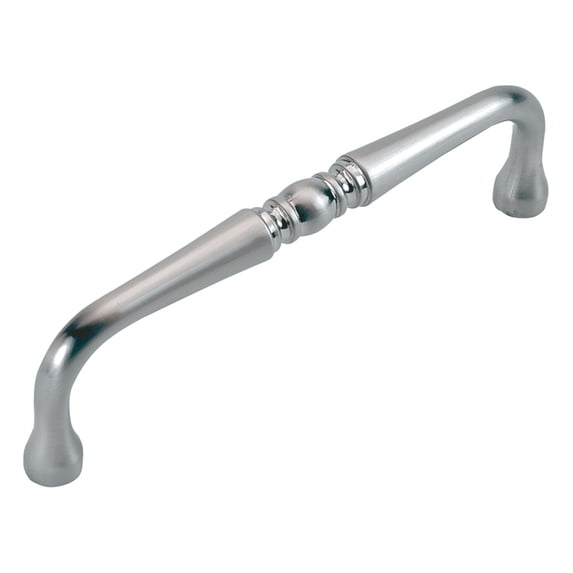 Hickory Hardware Williamsburg Collection Pull, 4" C/C - Satin Nickel