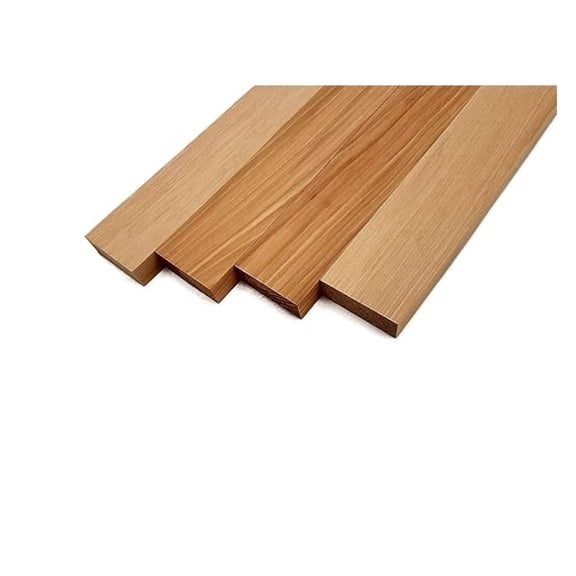 Hickory Lumber Board - 3/4" x 2" (4 Pieces) (3/4" x 2" x 24")