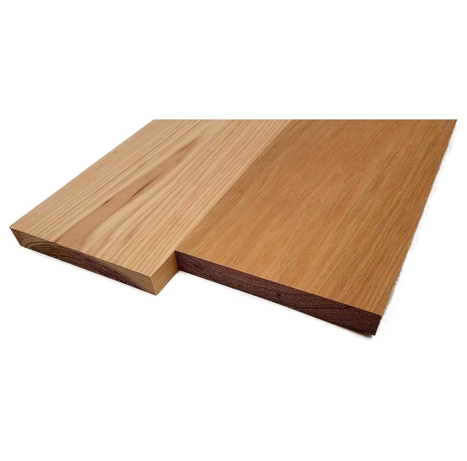 Hickory Lumber Board - 3/4" x 6" (2 Pcs) (3/4" x 6" x 12")