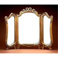 thumbnail image 1 of Hickory Manor 7327GL Tri Fold Vanity Gold Leaf Decorative Mirror, 1 of 2