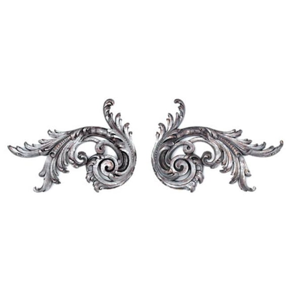 Hickory Manor House 2502GS Wall Sculpture Set - Gilt Silver