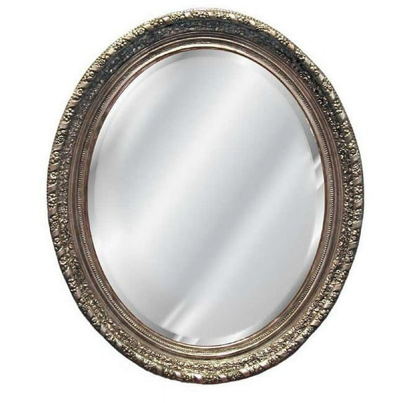 Hickory Manor House 5246VSH Ornate Oval Bevel Mirror - Shimmer