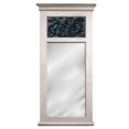 thumbnail image 1 of Hickory Manor House HM8239WWB Cheval Trumeau Mirror - White with Black, 1 of 1