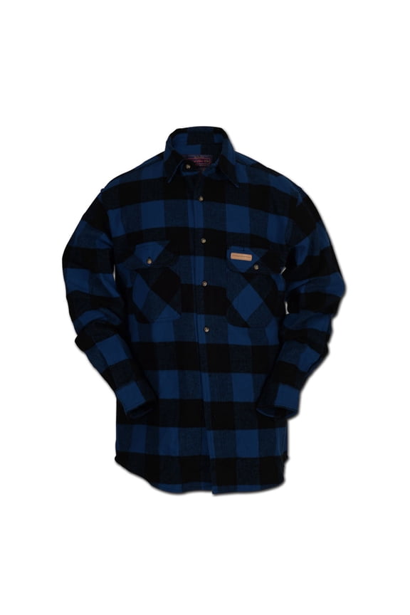 Hickory Shirt Co. Buffalo Flannel Plaid Shirt, Blue - Tall X-Large
