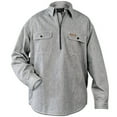 thumbnail image 1 of Hickory Shirt Co. Long Sleeve 1/2 Zip Shirt, Regular - Medium, 1 of 1