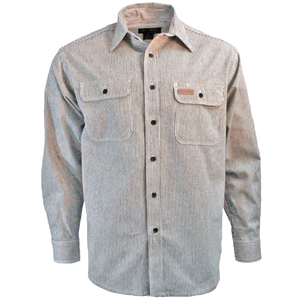 Hickory Shirt Co. Long Sleeve Button Shirt, Regular - Large - Walmart.com