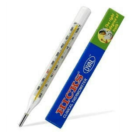 Hicks Oval Thermometer - Pack Of 2