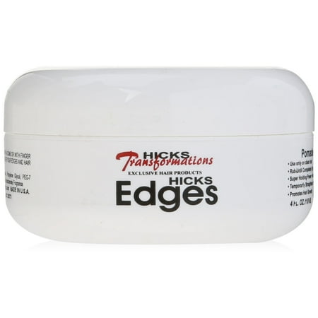 Hicks Total Transformations Hicks Edges Pomade 4 Oz,Pack of 2