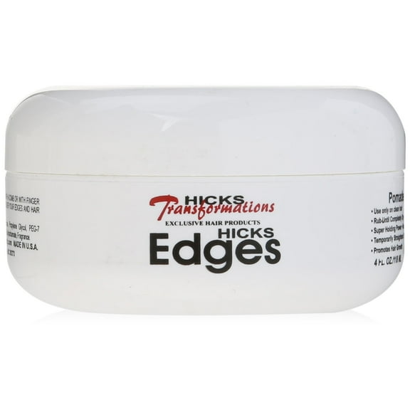 Hicks Total Transformations Hicks Edges Pomade 4 Oz,Pack of 6