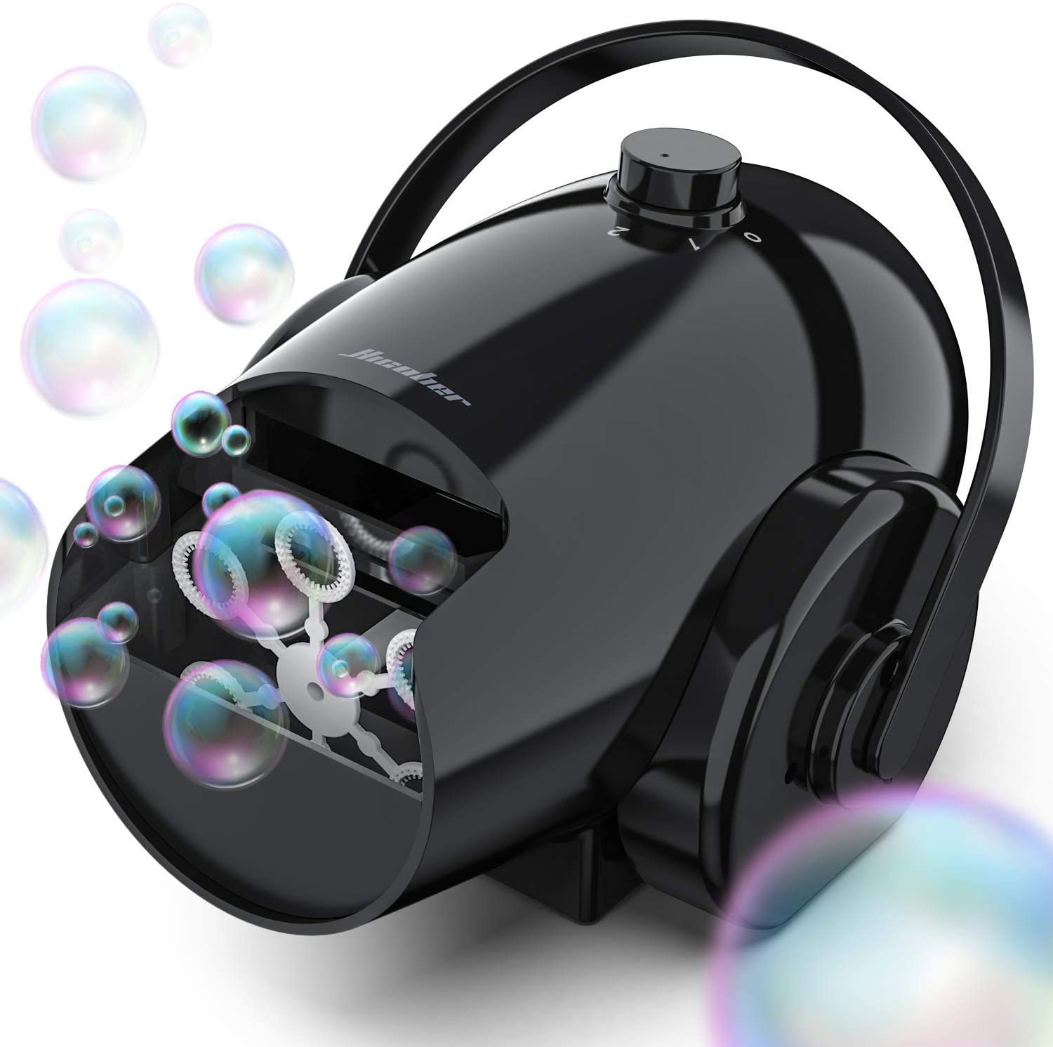 Hicober Automatic Bubble Machine for Kids, Portable Professional Bubble