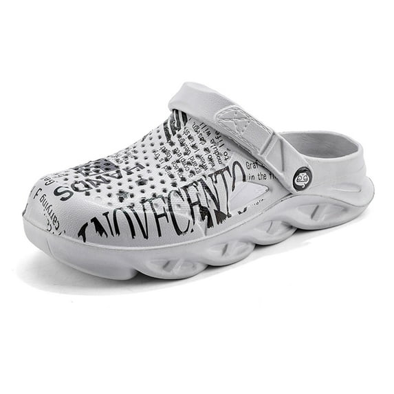 Hicooer COMFYHOME Lightweight and comfortable unisex garden shoes for men and women, in plus sizes" - Lightweight Unisex Plus Sizes Garden Shoes Comfortable Gray
