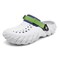 thumbnail image 1 of Hicooer COMFYHOME Men's and women's garden shoes, large size, easy to wear and incredibly comfy White, 1 of 6