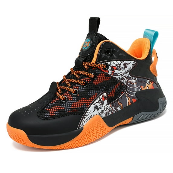 Hicooer JOINFUN Boys High Top Sneakers Basketball Shoes Breathable Lightweight Running Shoes for Kids Fashion School Shoes Little Kids/Big Kids