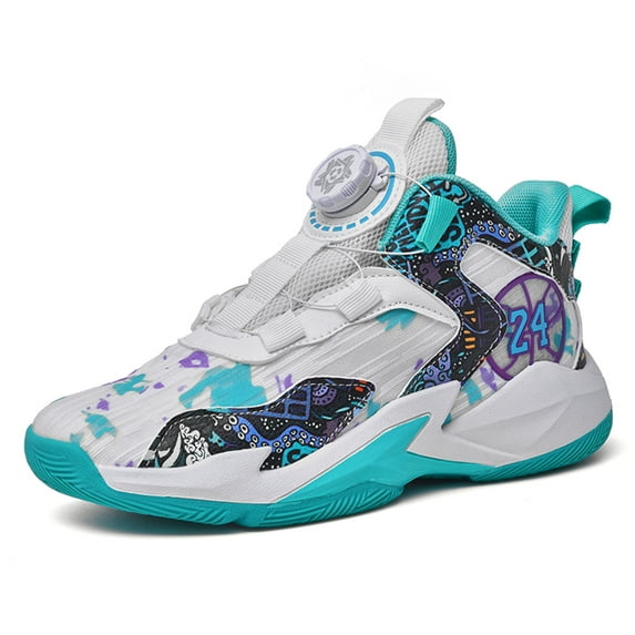 Hicooer JOINFUN Boys High Top Sneakers Basketball Shoes Breathable Lightweight Running Shoes for Kids Fashion School Shoes Little Kids/Big Kids