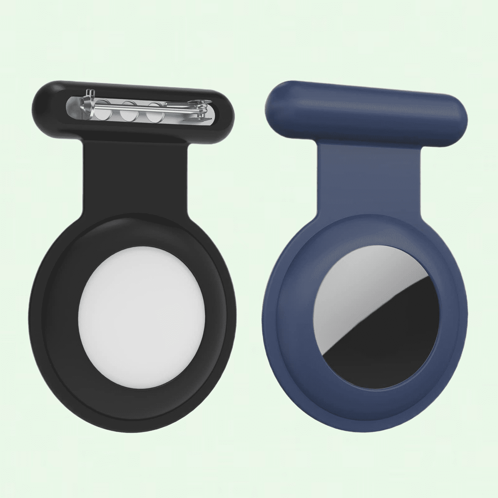 Hidden Air Tag Holder with Safety Pin Clip Compatible with Apple