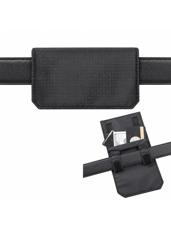 Hidden Anti-Theft Slim Belt-Carry Wallet,For Cash Cards ID Licenses, For Airport Travel Crowded Places,Anti‑theft and anti‑loss