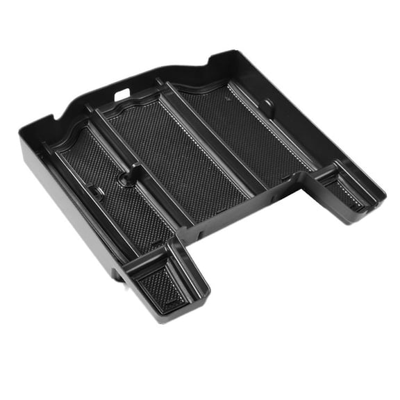 Hidden Armrest Tray Box For Dodge RAM 1500 2019-2024, Center Console Armrest Secondary Glove Storage Box Car Accessories-Black black line
