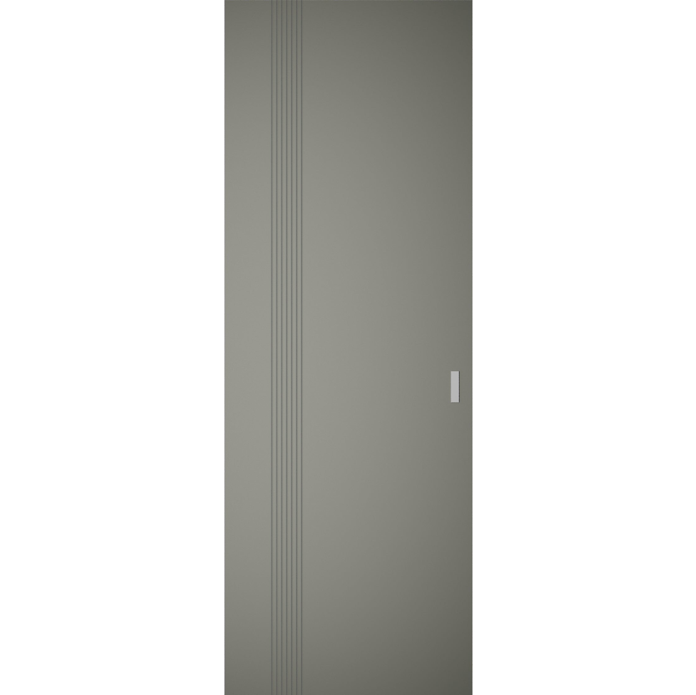 Hidden Barn | Basic 0111 Dove Grey | Wood Veneer Doors | Magic ...