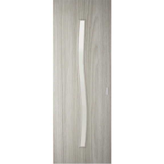 Hidden Barn | Basic 3002 Oak Franko | Wood Veneer Doors | Magic Concealed Sliding Set | 36" x 84"