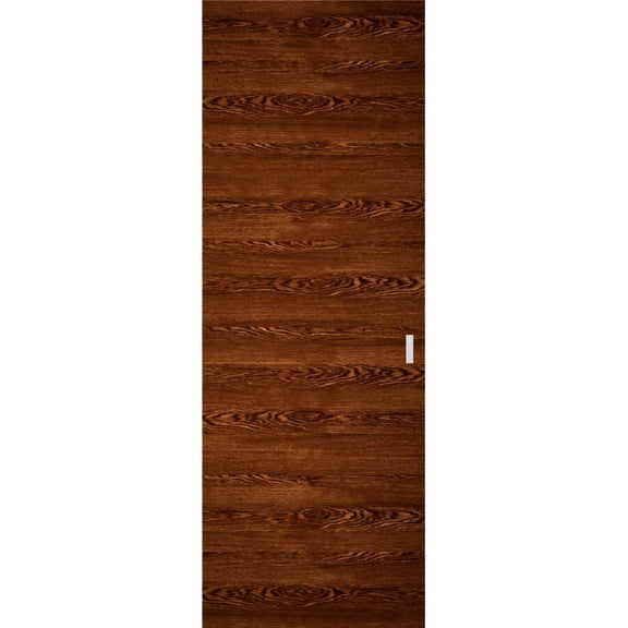 Hidden Barn | Ego 5000 Cognac Oak | Wood Veneer Doors | Magic Concealed Sliding Set | 30" x 80"