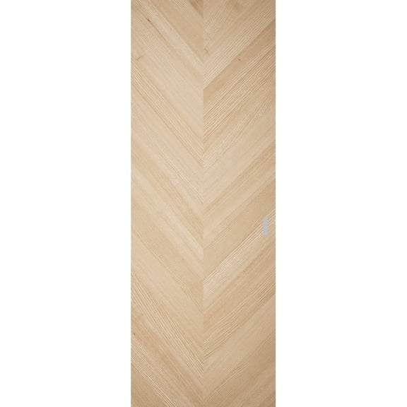 Hidden Barn | Ego 5000 Natural Oak | Wood Veneer Doors | Magic Concealed Sliding Set | 36" x 84"